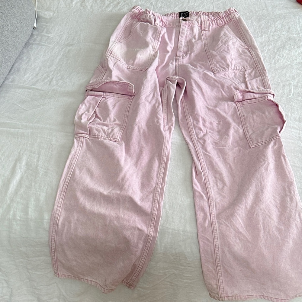 BDG Pink Cargo Pants